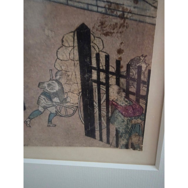 Late 19th Century Shimbashi Station Meiji Era Utagawa School Hiroshigi For Sale - Image 5 of 17