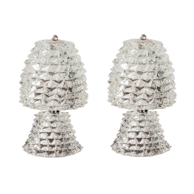 Table Lamps in Rostrato Murano Blown Glass, Italy, 1980s, Set of 2 For Sale - Image 13 of 13