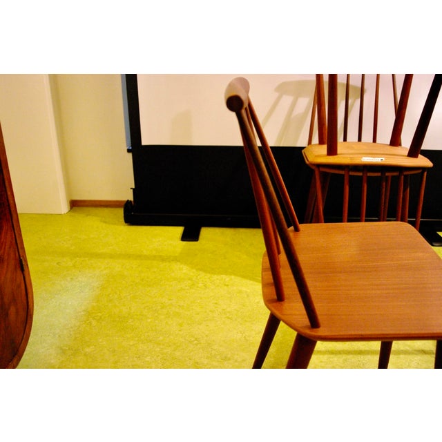 Four J77 Model Chairs by Folke Plasson for FDB, 1960, Set of 4 For Sale - Image 9 of 10