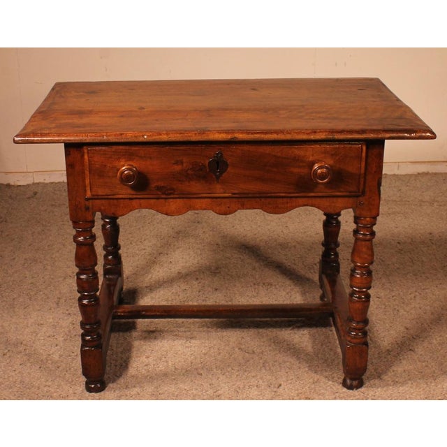 Louis XIII Side Table in Walnut, 17th Century For Sale - Image 12 of 12
