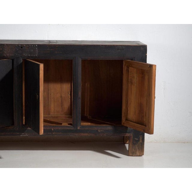 Antique Black Painted Sideboard For Sale - Image 10 of 13