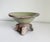 Ceramic Vintage Italianate Terracotta & Celadon Glazed Pedestal Bowl For Sale - Image 7 of 10