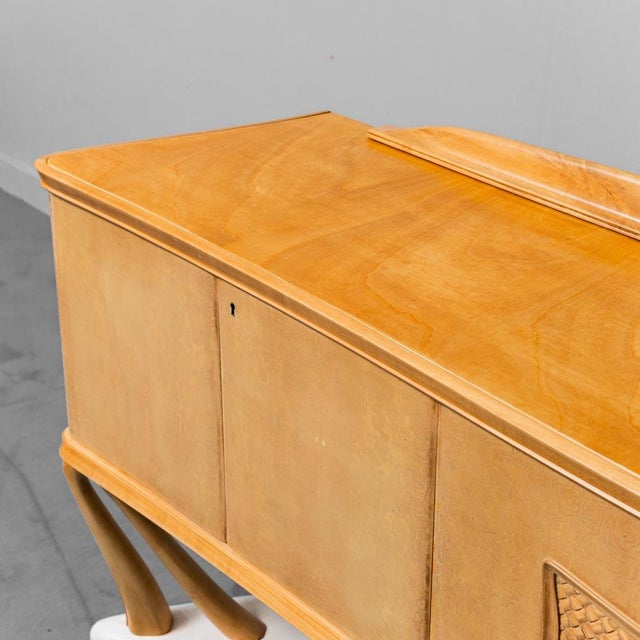Vintage Sideboard in Wood in the style of Dassi, 1940s For Sale - Image 10 of 16