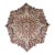 19th Century Persian Tabriz Medallion Scalloped Oval Rondel Rug - 8'3" x 9'10" For Sale