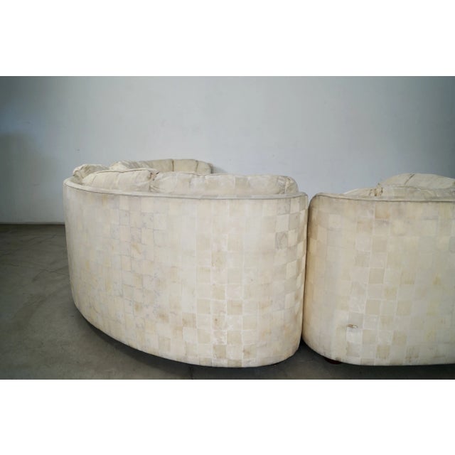 1970’s Mid-Century Modern Henredon 4-Piece Modular Sectional Sofa For Sale In Los Angeles - Image 6 of 12