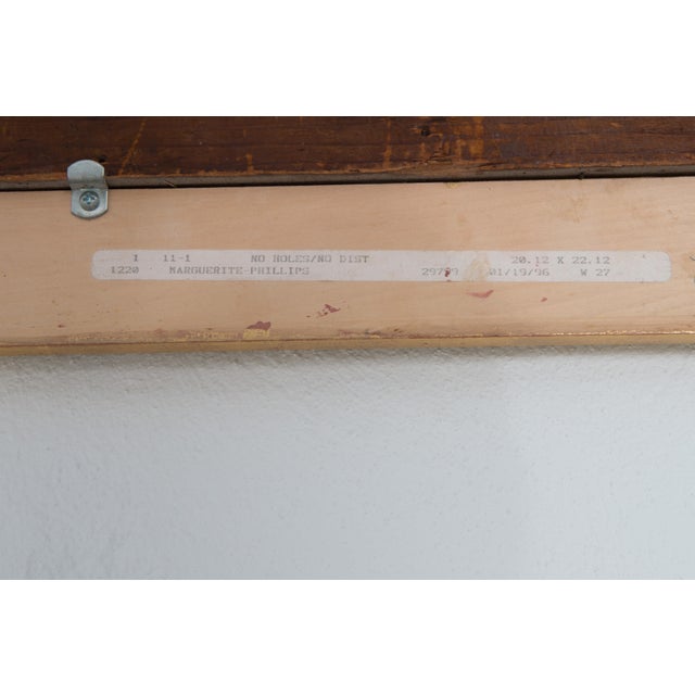 French Oil Painting of Castle on a Hill, Early 20th Century, Framed For Sale - Image 11 of 13