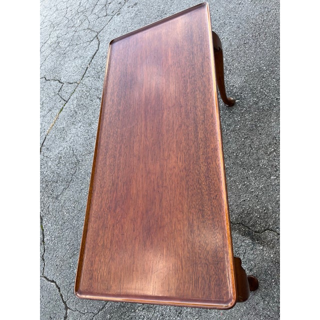English Mahogany Tea Table For Sale - Image 4 of 10
