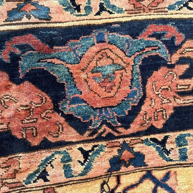 Antique Agra Rug | Floral Design | 8×10 For Sale - Image 4 of 6