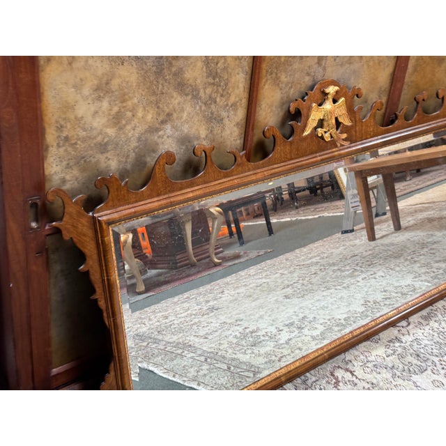 Burton Ching Federal Style Parcel Gilt Mirror For Sale In San Francisco - Image 6 of 12