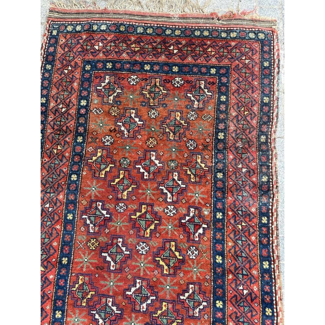 Antique Tribal Kurdish Rug, 1890s For Sale - Image 3 of 18