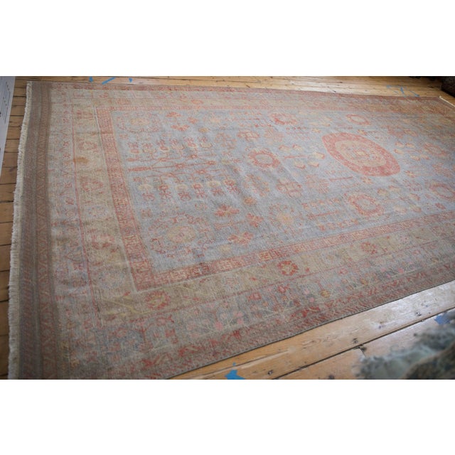 Traditional Antique Distressed Khotan Carpet - 7'10" x 15'5" For Sale - Image 3 of 12