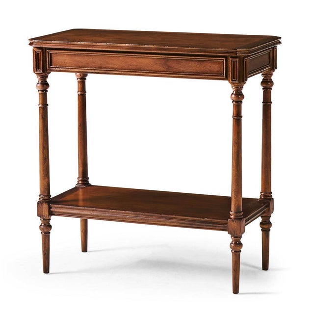 Georgian Style Walnut Side Table For Sale - Image 4 of 9
