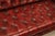 Chesterfield Style Oxford Red Leather Sofa For Sale In Philadelphia - Image 6 of 17