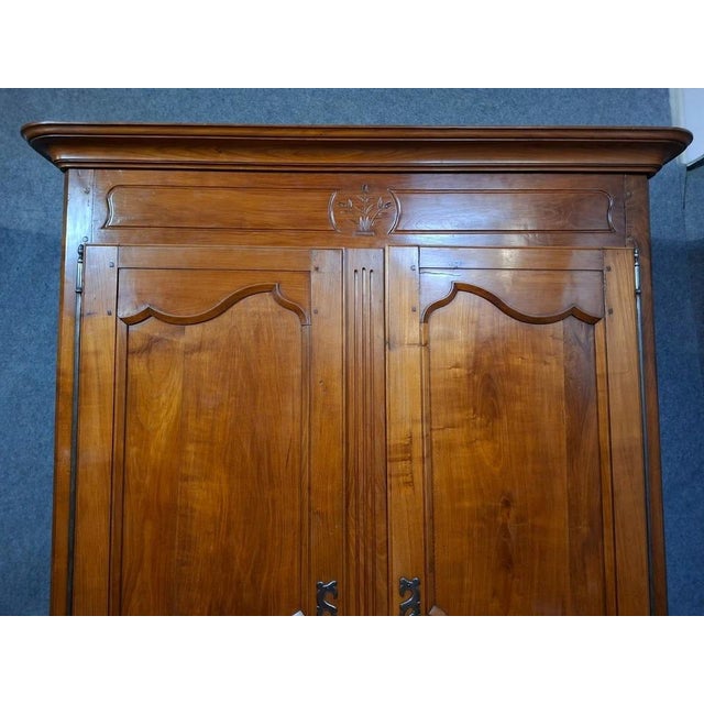 Cherrywood Wardrobe, Late 18th - Early 19th Century For Sale - Image 5 of 7