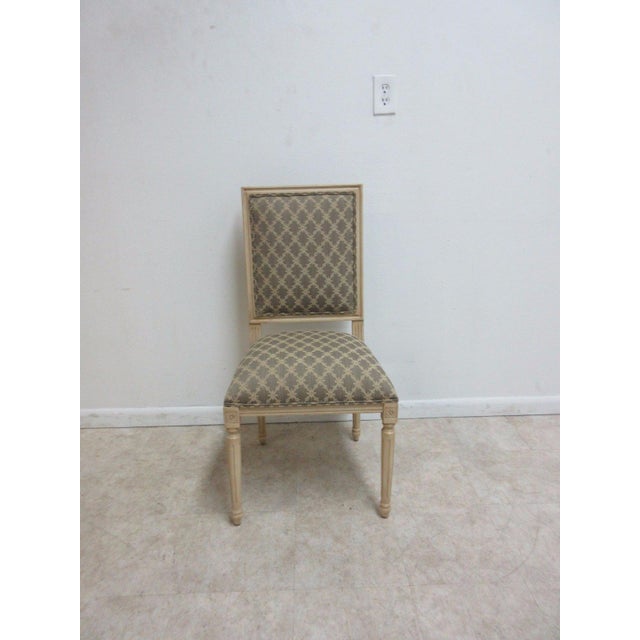1990s Pair Ethan Allen Swedish Home Dining Room Desk Side Chair For Sale - Image 11 of 11