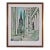Late 20th Century Vintage NYC Framed Silkscreen Wall Street Listed Artist Ardis Hugues Pencil Signed For Sale