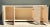 Vintage Washed Pencil Reed Credenza With Travertine Top For Sale - Image 4 of 12