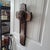 This Antique Art Deco Hand Carved Oak Crucifix from Belgium features the face of Jesus on a 25" tall wall cross. Made of...
