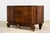1930s French Art Deco Walnut Commode With Floral Marquetry For Sale - Image 9 of 17