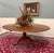 Antique English Country Oval Dining Table Farmhouse Pedestal Oak 1920s-30s For Sale - Image 11 of 18