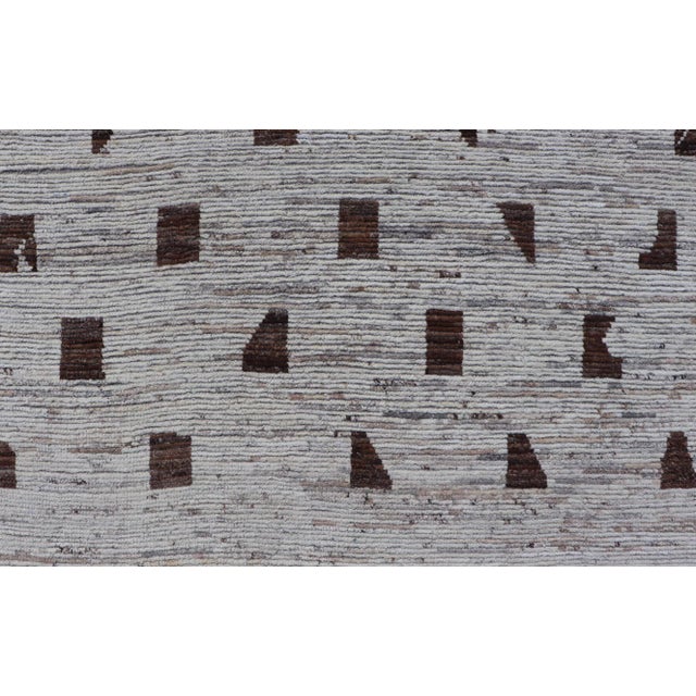 Modern Rug in Moroccan Style by Keivan Woven Arts 9'2 X 11'10 For Sale In Atlanta - Image 6 of 12