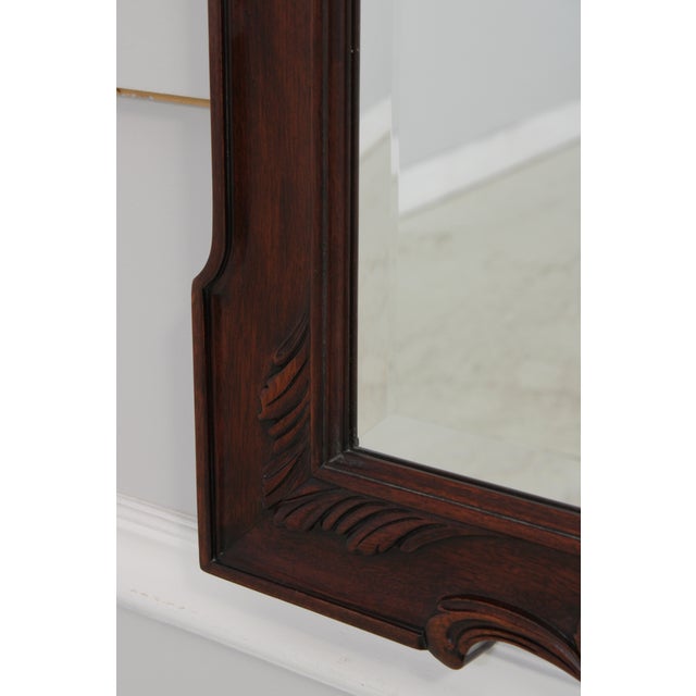 Brown Henkel Harris Mahogany Arch Top Wall Mirror For Sale - Image 8 of 13