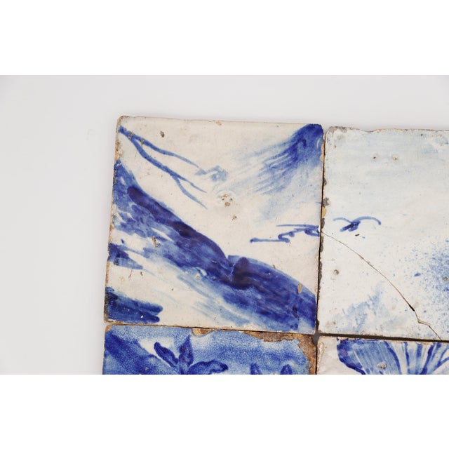 Circa: 18th Century. Country: Portugal. Material: Earthenware, Tin-glazed pottery. Item condition: Some chips and...