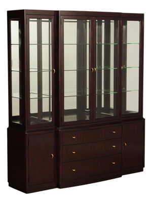 Thomasville Contemporary Style Glass Display China Cabinet