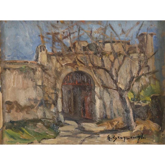 Castle doorway is an original modern artwork realized in the half of the xx century by giuseppe scognamiglio (neaples,...