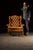 c. 1990s/2000s; LeatherCraft, Inc. - Toronto, ON Traditional leather wingback armchair featuring a tall deeply button-...