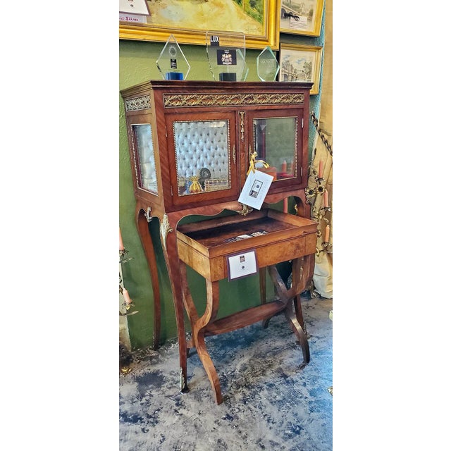 19th Century French Boudoir Vitrine For Sale - Image 10 of 13