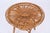 Gold Mid-Century Italian Round Coffee Table in Rattan and Bamboo, Italy, 1960s For Sale - Image 8 of 16
