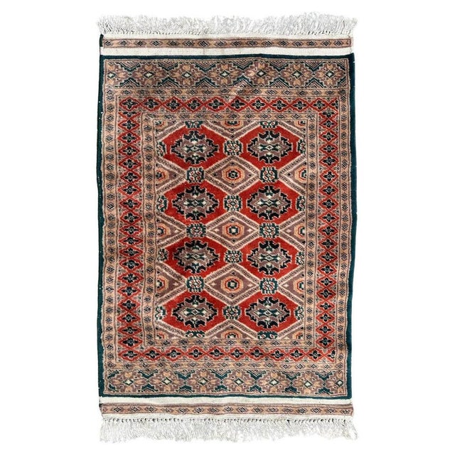 Small Vintage Pakistani Rug from Bobyrugs, 1980s For Sale - Image 14 of 14