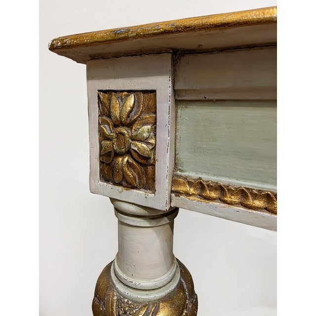 Louis XVI Console Table in Polychrome For Sale - Image 11 of 12