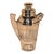 Antique American "Webster" Sterling Silver & Crystal Cocktail Shaker Circa 1930 For Sale