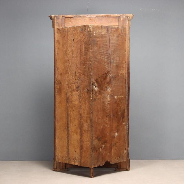 Baroque Walnut Corner Cabinet For Sale - Image 11 of 12