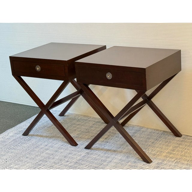Design Plus Gallery presents a Pair of Hudson Nightstands from Williams-Sonoma Home. The pair of nightstands are...