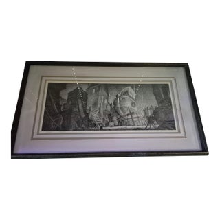 Late 20th Century A Limited Edition Lithograph by Mike Hodgson Titled "Rosie" For Sale