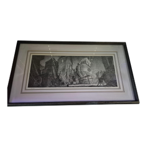 Late 20th Century A Limited Edition Lithograph by Mike Hodgson Titled "Rosie"