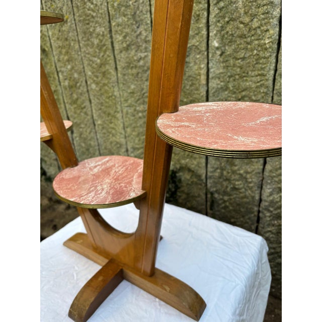 Mid-Century Space Age Flower Stand, 1960s For Sale - Image 4 of 18