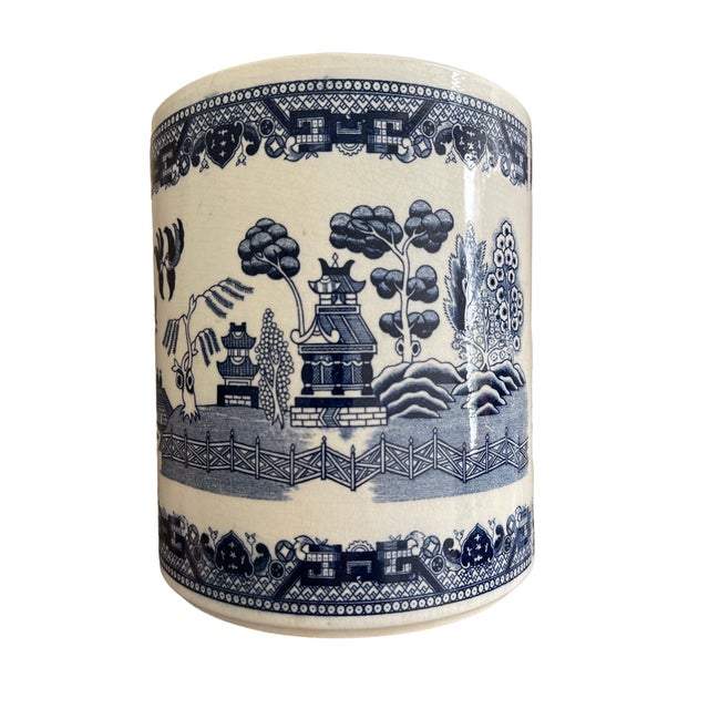 1920s Blue Willow Canisters - Set of 4 For Sale - Image 4 of 10