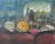 Framed Signed and dated pastel cartoon scene of figures in the foreground watching a concert. Artist Name: Signed and...