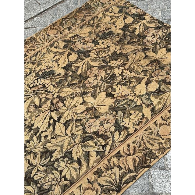 Vintage French Aubusson Style Jacquard Tapestry Panel, 1940s For Sale - Image 14 of 18