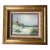 Vintage Signed J. Fenton Original Coastal Oil Painting With Gilt Wood Frame – Certified Artistic Interiors For Sale