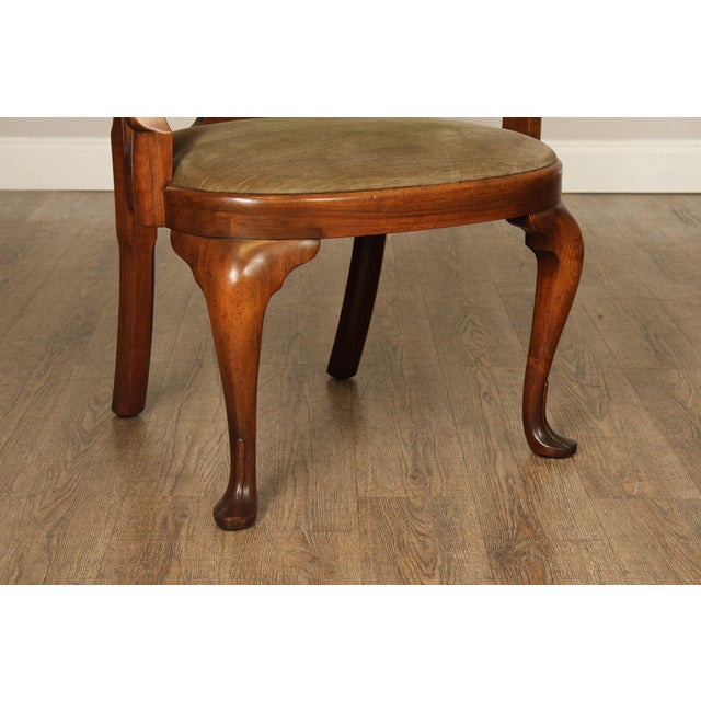 Mid 20th Century Saybolt Cleland Queen Anne Style Set of Eight Mahogany Dining Chairs For Sale - Image 5 of 12