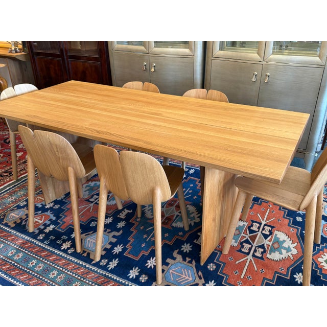 Bolia Alp Dining Table + Matiazzi Osso Dining Chairs, Set of Six For Sale In San Francisco - Image 6 of 12