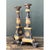 This vintage pair of Italian carved wood prickets brings the theatrical richness of old-world ecclesiastical design into a...