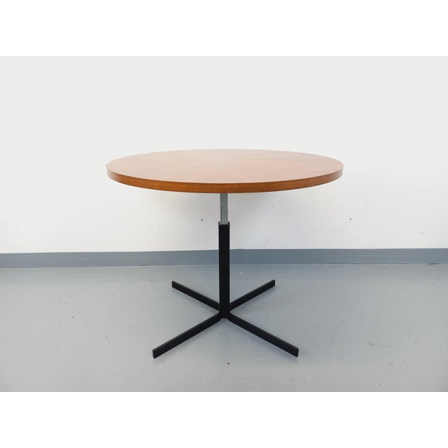 Large Vintage Scandinavian Style Coffee Table in Teak and Black Metal, 1960s For Sale - Image 12 of 18