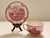 Illustration Antique Johnson Brothers Red Transfer-Ware Cup & Saucer- A Pair For Sale - Image 3 of 12