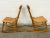 Late 20th Century Vintage Child Size Oak Rocking Chairs - Pair For Sale - Image 5 of 6